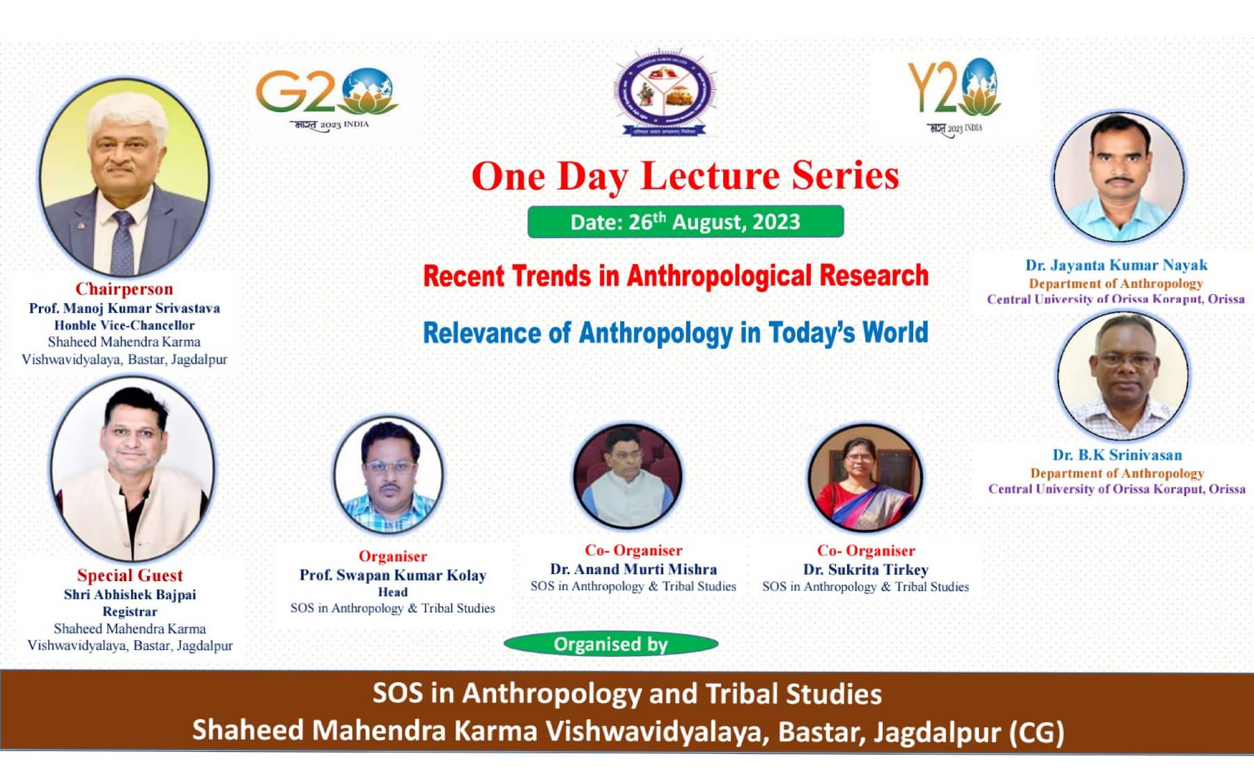 One Day Lecture Series 26th August 2023